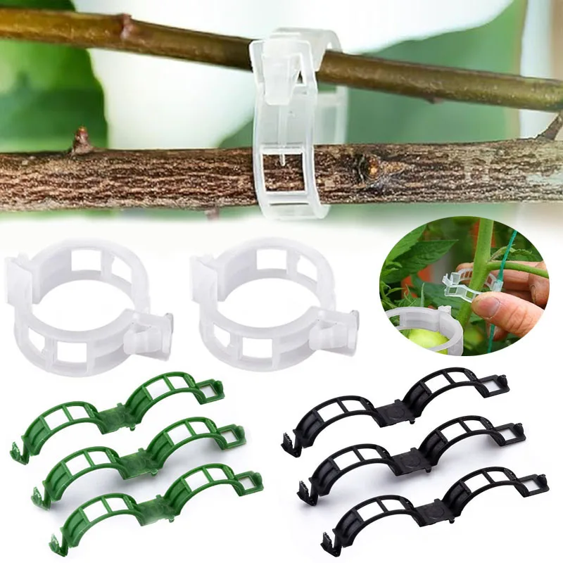 Plant Parent Tools - 100 قطعة مقاطع تثبيت النباتات قابلة