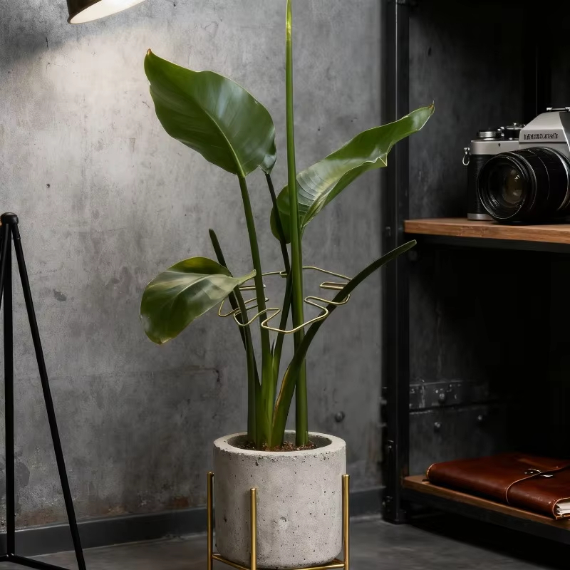 10/1 قطعة دعامة نباتات معدنية  - مراجعة Variegated Monstera Node وسعره